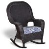 Lexington Wicker Rocker and Side Table