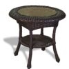 Lexington Wicker Rocker and Side Table